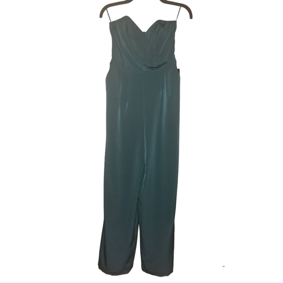 Express Pants - EXPRESS Jumpsuit/Pantsuit Green Size 0